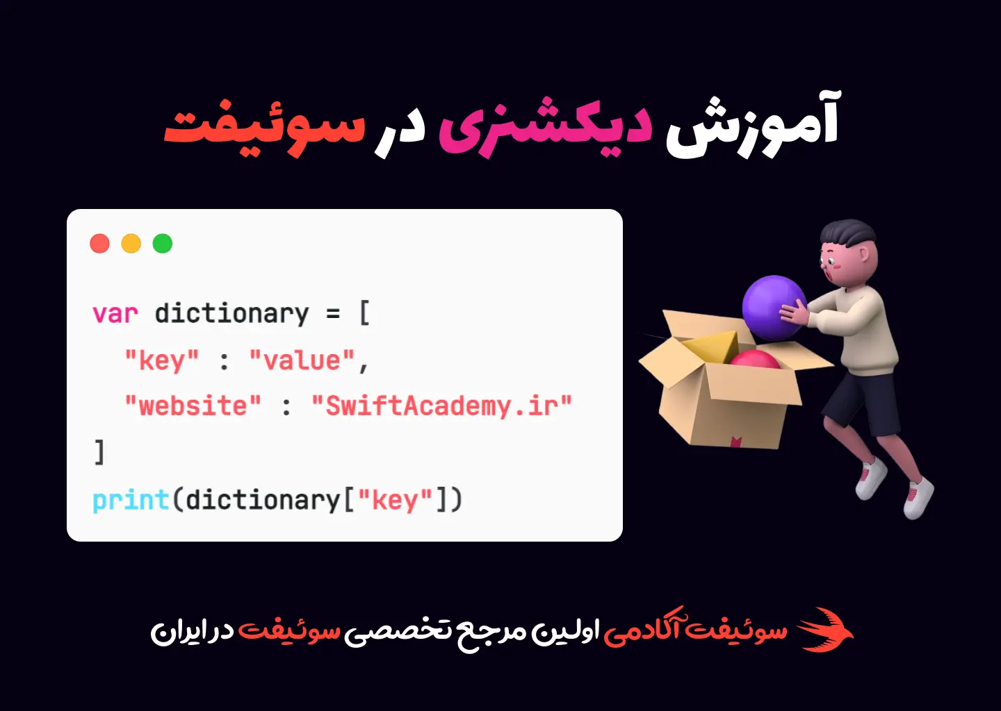 دیکشنری در زبان برنامه نویسی سوئیفت